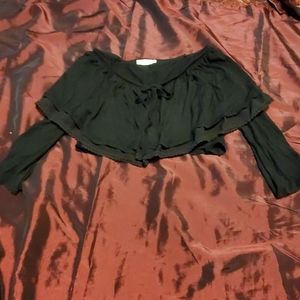 Cape & Shawl style Black Top